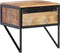 vidaXL - Nachtkastje - 40x35x40 - cm - massief - mangohout