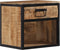 vidaXL - Nachtkastje - 40x35x40 - cm - massief - mangohout
