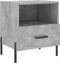 vidaXL - Nachtkastje - 40x35x47,5 - cm - bewerkt - hout - betongrijs