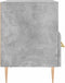 vidaXL - Nachtkastje - 40x35x47,5 - cm - bewerkt - hout - betongrijs