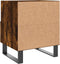 vidaXL - Nachtkastje - 40x35x47,5 - cm - bewerkt - hout - gerookt - eikenkleurig