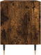 vidaXL - Nachtkastje - 40x35x47,5 - cm - bewerkt - hout - gerookt - eikenkleurig