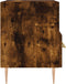 vidaXL - Nachtkastje - 40x35x47,5 - cm - bewerkt - hout - gerookt - eikenkleurig