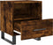 vidaXL - Nachtkastje - 40x35x47,5 - cm - bewerkt - hout - gerookt - eikenkleurig