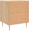 vidaXL - Nachtkastje - 40x35x47,5 - cm - bewerkt - hout - sonoma - eikenkleurig