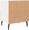 vidaXL - Nachtkastje - 40x35x47,5 - cm - bewerkt - hout - wit
