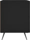 vidaXL - Nachtkastje - 40x35x47,5 - cm - bewerkt - hout - zwart