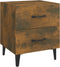 vidaXL - Nachtkastje - 40x35x47,5 - cm - gerookt - eikenkleurig