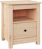 vidaXL - Nachtkastje - 40x35x49 - cm - massief - grenenhout