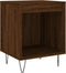 vidaXL - Nachtkastje - 40x35x50 - cm - bewerkt - hout - bruin - eikenkleur