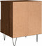 vidaXL - Nachtkastje - 40x35x50 - cm - bewerkt - hout - bruin - eikenkleur