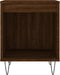 vidaXL - Nachtkastje - 40x35x50 - cm - bewerkt - hout - bruin - eikenkleur