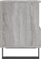 vidaXL - Nachtkastje - 40x35x50 - cm - bewerkt - hout - grijs - sonoma - eikenkleurig