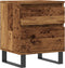 vidaXL - Nachtkastje - 40x35x50 - cm - bewerkt - hout - oud - houtkleurig