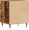 vidaXL - Nachtkastje - 40x35x50 - cm - bewerkt - hout - oud - houtkleurig
