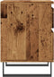 vidaXL - Nachtkastje - 40x35x50 - cm - bewerkt - hout - oud - houtkleurig