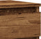 vidaXL - Nachtkastje - 40x35x50 - cm - bewerkt - hout - oud - houtkleurig