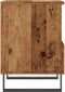 vidaXL - Nachtkastje - 40x35x50 - cm - bewerkt - hout - oud - houtkleurig