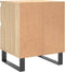 vidaXL - Nachtkastje - 40x35x50 - cm - bewerkt - hout - sonoma - eikenkleurig