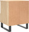 vidaXL - Nachtkastje - 40x35x50 - cm - bewerkt - hout - sonoma - eikenkleurig