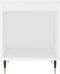 vidaXL - Nachtkastje - 40x35x50 - cm - bewerkt - hout - wit