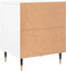 vidaXL - Nachtkastje - 40x35x50 - cm - bewerkt - hout - wit