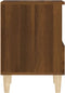 vidaXL - Nachtkastje - 40x35x50 - cm - bruin - eikenkleur