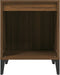 vidaXL - Nachtkastje - 40x35x50 - cm - bruin - eikenkleur