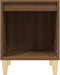 vidaXL - Nachtkastje - 40x35x50 - cm - bruin - eikenkleur