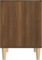 vidaXL - Nachtkastje - 40x35x50 - cm - bruin - eikenkleur