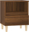 vidaXL - Nachtkastje - 40x35x50 - cm - bruin - eikenkleur