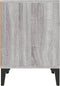 vidaXL - Nachtkastje - 40x35x50 - cm - grijs - sonoma - eikenkleurig