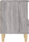 vidaXL - Nachtkastje - 40x35x50 - cm - grijs - sonoma - eikenkleurig