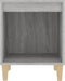 vidaXL - Nachtkastje - 40x35x50 - cm - grijs - sonoma - eikenkleurig