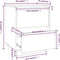 vidaXL - Nachtkastje - 40x35x50 - cm - massief - grenenhout
