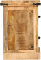 vidaXL - Nachtkastje - 40x35x50 - cm - massief - mangohout