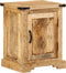 vidaXL - Nachtkastje - 40x35x50 - cm - massief - mangohout