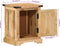 vidaXL - Nachtkastje - 40x35x50 - cm - massief - mangohout