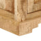 vidaXL - Nachtkastje - 40x35x50 - cm - massief - mangohout