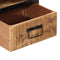 vidaXL - Nachtkastje - 40x35x50 - cm - massief - mangohout