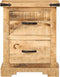 vidaXL - Nachtkastje - 40x35x50 - cm - massief - mangohout