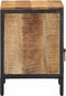 vidaXL - Nachtkastje - 40x35x50 - cm - massief - mangohout