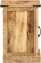 vidaXL - Nachtkastje - 40x35x50 - cm - massief - mangohout