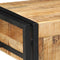 vidaXL - Nachtkastje - 40x35x50 - cm - massief - ruw - hout - mango