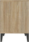 vidaXL - Nachtkastje - 40x35x50 - cm - sonoma - eikenkleurig