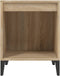 vidaXL - Nachtkastje - 40x35x50 - cm - sonoma - eikenkleurig