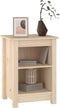 vidaXL - Nachtkastje - 40x35x55 - cm - massief - grenenhout