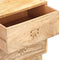 vidaXL - Nachtkastje - 40x35x55 - cm - massief - mangohout