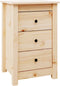 vidaXL - Nachtkastje - 40x35x61,5 - cm - massief - grenenhout