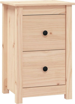 vidaXL - Nachtkastje - 40x35x61,5 - cm - massief - grenenhout